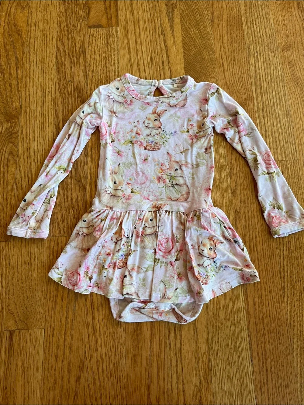 Bums & Roses Hunny Bunny Ruffle Dress Size 12-18 month
